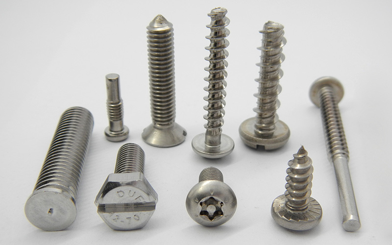 Machine screws Tapping screws Wood screws Chipboard screws Cap screws